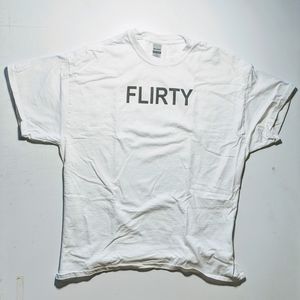 Flirty Gildan White T Shirt